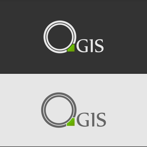 Design di QGIS needs a new logo di One bite Donute