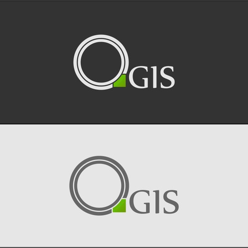 QGIS needs a new logo Design by One bite Donute
