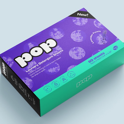 Pop Laundry Detergent Sheets Design by Mercedesfc