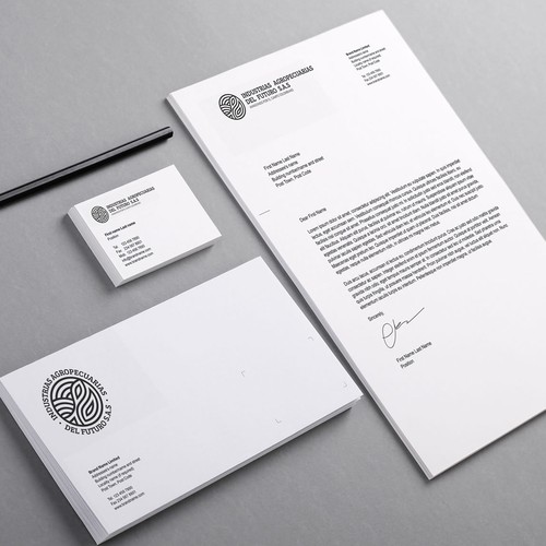 Logo & brand identity pack contest entry by Tebee