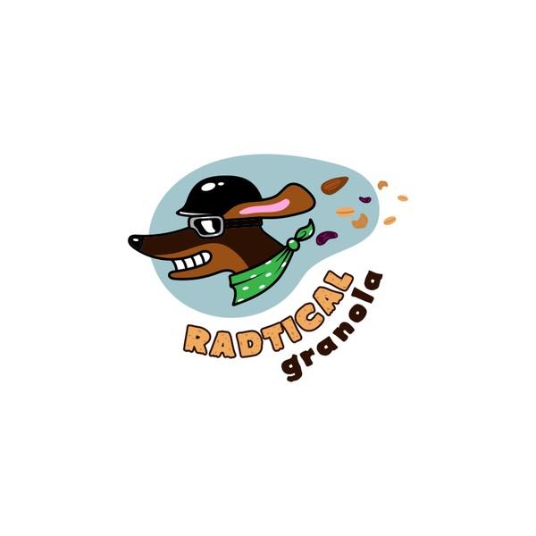 Biker dog logo