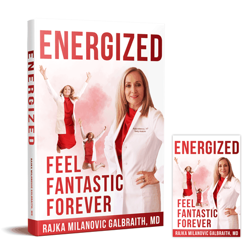 Design a New York Times Bestseller E-book and book cover for my book: Energized Diseño de EsoWorld