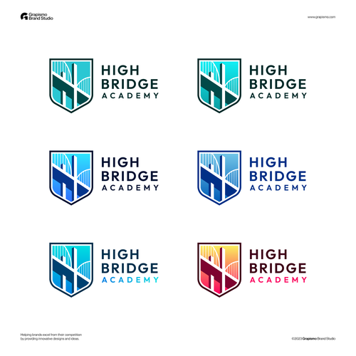 High Bridge Academy Brand Refresh: Logo and Colors Revamp Needed! Design by Grapismo