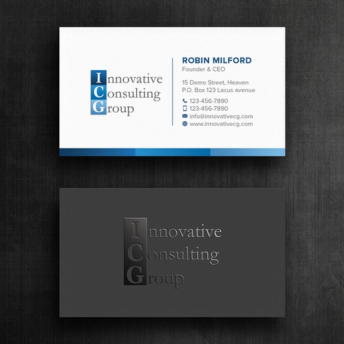 Design di ICG Business Cards di Felix SH