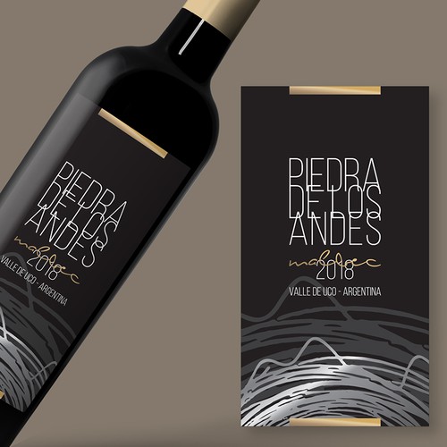 Malbec Wine Label for an Argentinian Winery Design by MaxMartorelli