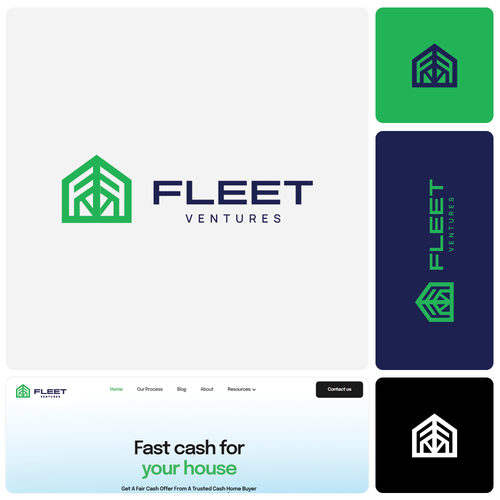 Design Logo Modern Real Estate Tech Company Design by Reverb Krafts