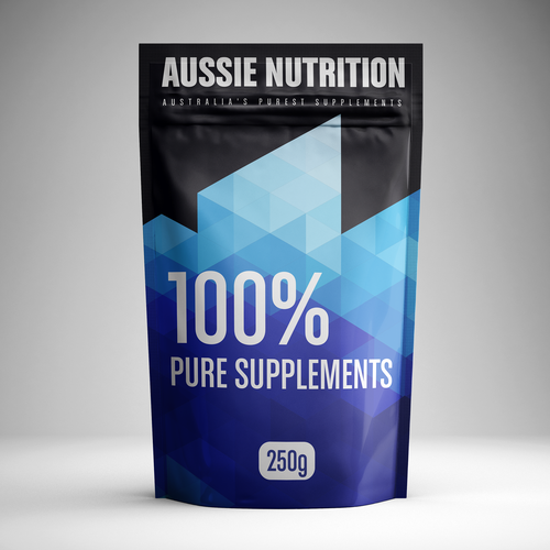 Aussie Nutrition supplement range needs new packaging! Design by Munteanu Alin