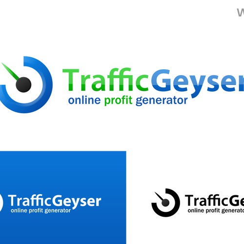 T-R-A-F-F-I-C   g-e-y-s-e-r  Logo Design by Feith