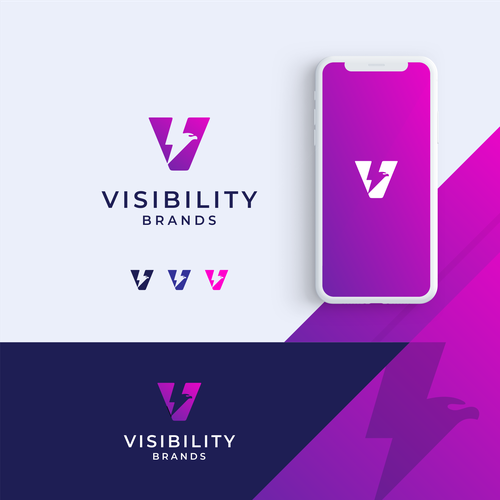 Sleek innovative brand for a marketing company focused on "Visibility" Design by kreabie