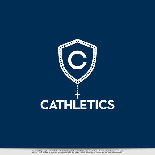 App branding: Christian Faith + Youth Athletics Design by DC | DesignBr