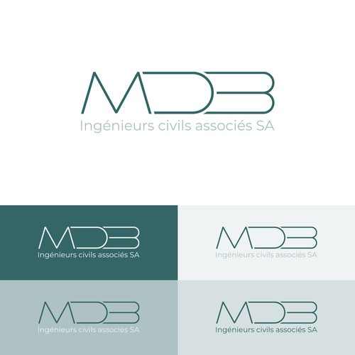 Creation of a modern and design logo for a civil engineering office Diseño de subiduaga_design