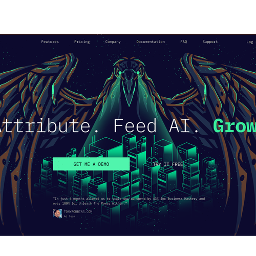 Designs | Mecha Raven GIANT Crazy Website Illustration (+Winner Gets ...