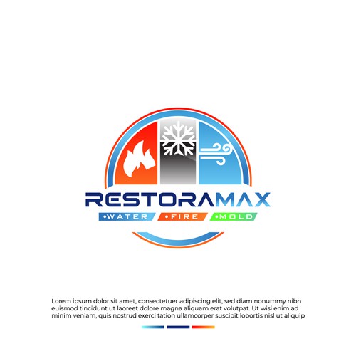Restoration Company Branding. Design by Meeeeeerr_25