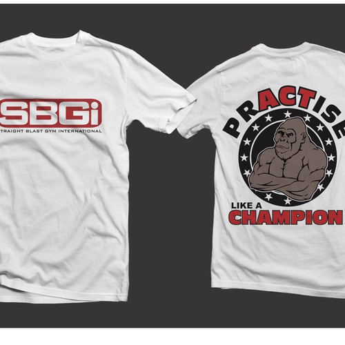 t-shirt design for Straight Blast Réalisé par J T G