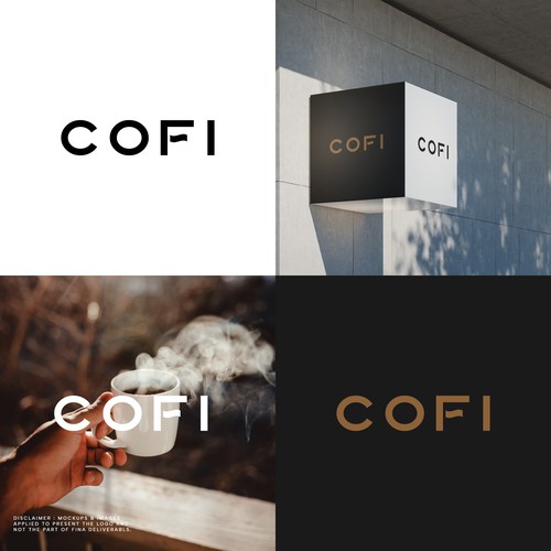 “Design a Sleek, Minimalist Logo for COFI – A Modern Coffee & Pastry Brand” Design by tda.
