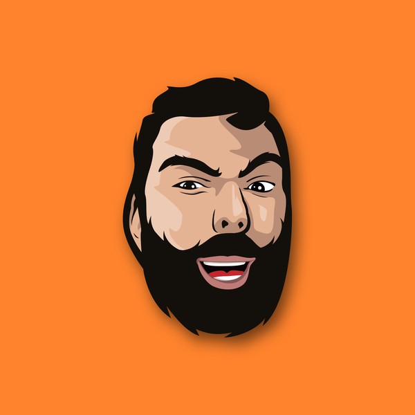 Logo icon from client face