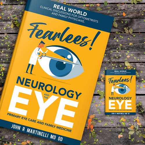 Medical Cover about Neurology & The Eye/Vision in a bold yet engaging style for a new educational series for physicians. Design by Aaniyah.ahmed