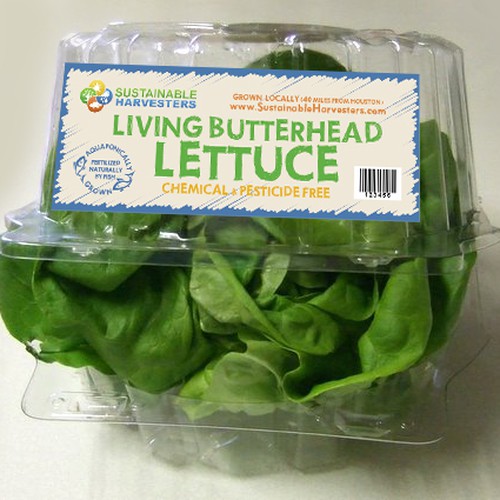 lettuce crisper, lettuce clam shell, lettuce packaging, aquaponic