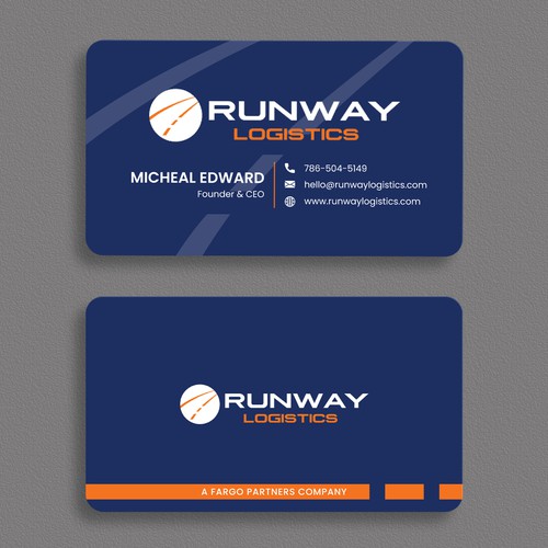 Design di Runway Logistics Business Card di moshiur008