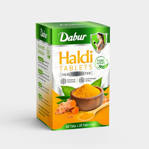 Premiumising Dabur's Pure Herbs range Design by Creative Selection