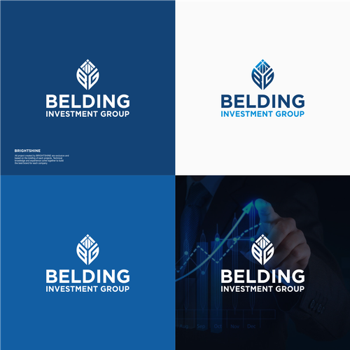 Simple logo w/ shield and letters "BIG" for insurance group Design by brightshine