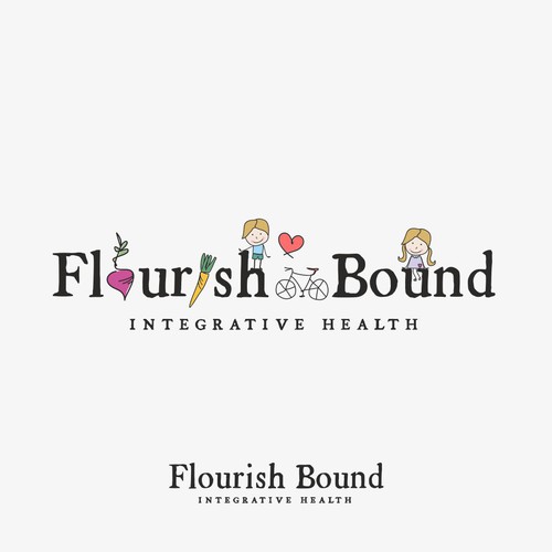 Design a logo aimed at solving & finding the missing piece/connecting the dots of a child's health and wellness Design by ∴ S O P H I Ē ∴