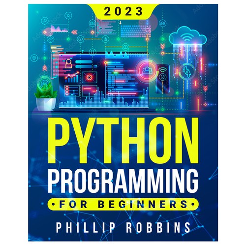 Design di Python Programming Cover di Evocative ✘