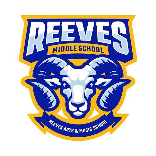 Rebrand our Middle School to the RAMS! Design by NovianGraphic