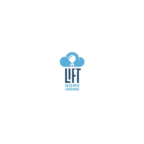 Lift Home Lending Logo Design by freecycle