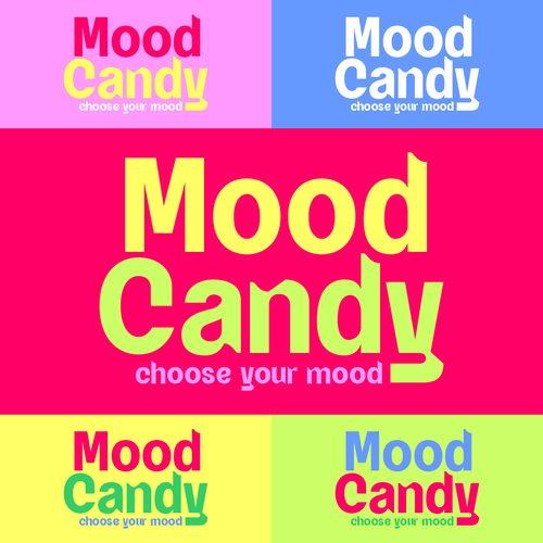 Logo for MOOD BOOSTING supplment called MOOD CANDY Design by Júnior Augusto