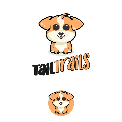 Design a CUTE Dog Mascot Logo for a Mobile App Design by Mararti