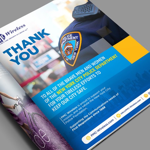 Print ad - NYPD Design by mellanicarddesign