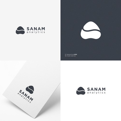 Design a logo for an analytics startup Design by LORIS .