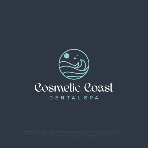 Design old money aesthetic for boutique cosmetic dental office located on the coast on NC Design by Killerartist