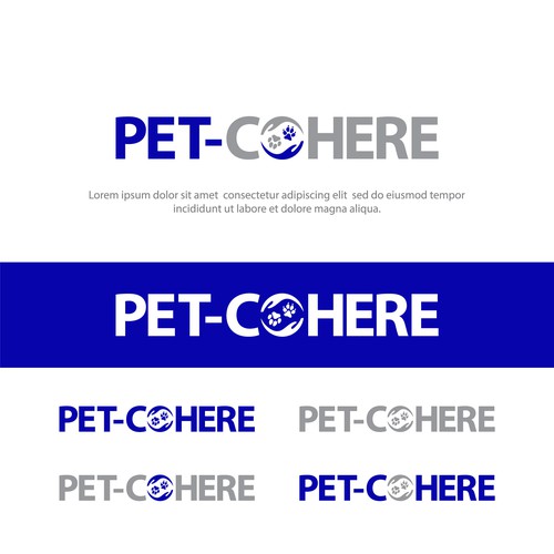 Create a Playful and Modern Logo for PET-COHERE, an E-Commerce Brand Focus on Pet Bonding. Design by KamranAwan99