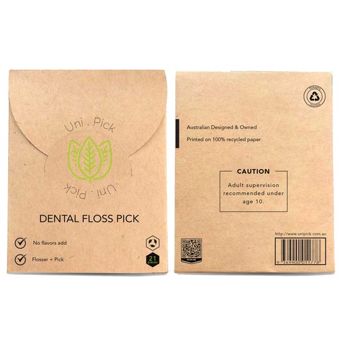 We need a Clean & Minimum design for our first Smart packaging dental floss picks product Design by Tanzina5