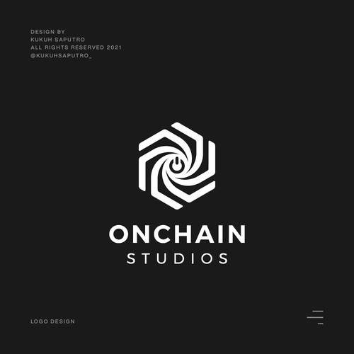 Logo for new Blockchain Gaming company Diseño de Kukuh Saputro Design
