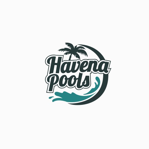 Pool company looking for a tropical  logo and business card Design by Konstant1n™