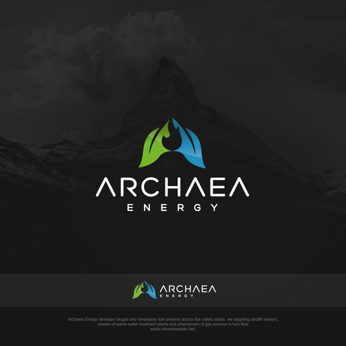 Archaea Energy Logo Design by Jacob Gomes