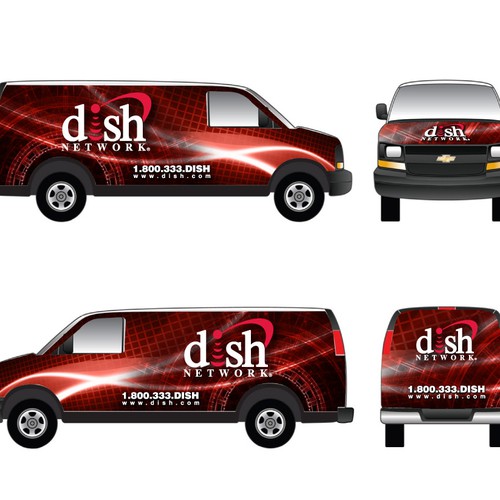 V&S 002 ~ REDESIGN THE DISH NETWORK INSTALLATION FLEET デザイン by Creative Dan