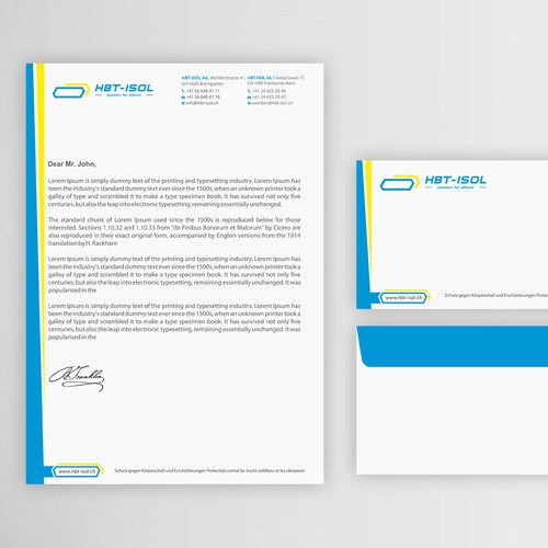 Implement the new logo on all our business papers Design by Dipenshah