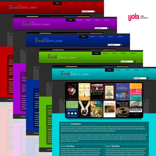 1-3 Page Website Template Design von zetzab