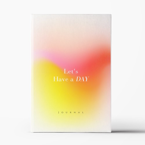 Minimalistic pinterest vibe for a self help journal cover Design by Trivuj