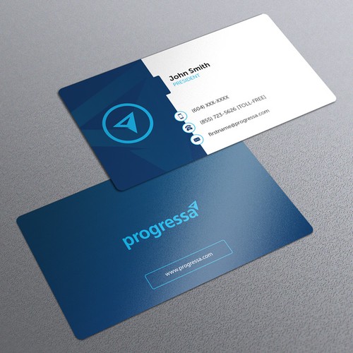 Business cards for Canadian financial institution Design by SamKiarie