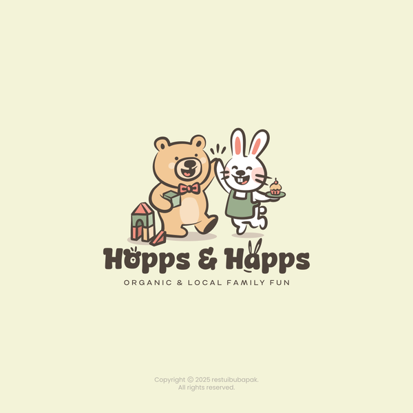 Diseño de restuibubapak titulado "Hoops & Happs"
