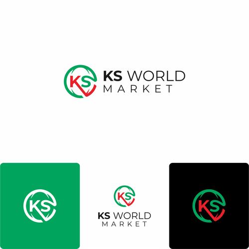 International Market Logo Design by BɅNɅSPɅTI