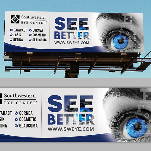 SWEYE Billboard Eye Chart Signage contest