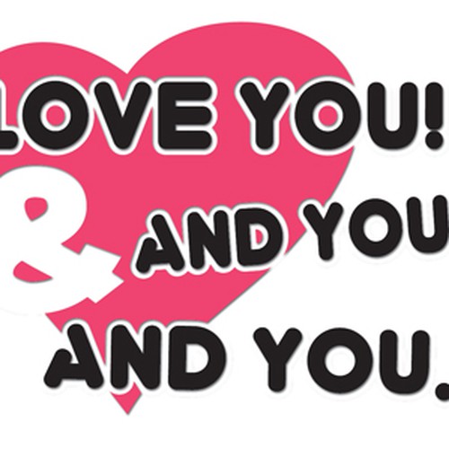 コンペ「"I Love You! And You... And You..." [LOGO - $355]」のデザイン by Dgnaraさん 