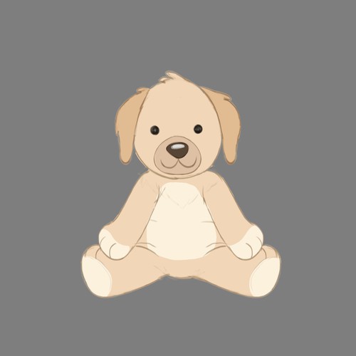 Weighted Stuffed Animal for Adults with Anxiety Disorders Design by Friyu