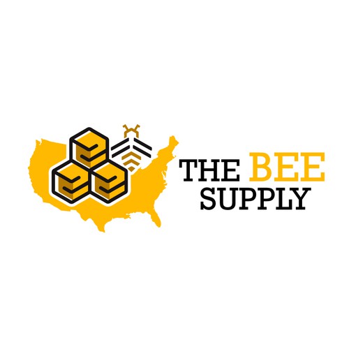 New Texas Bee Supply Logo Design réalisé par dianagargarita